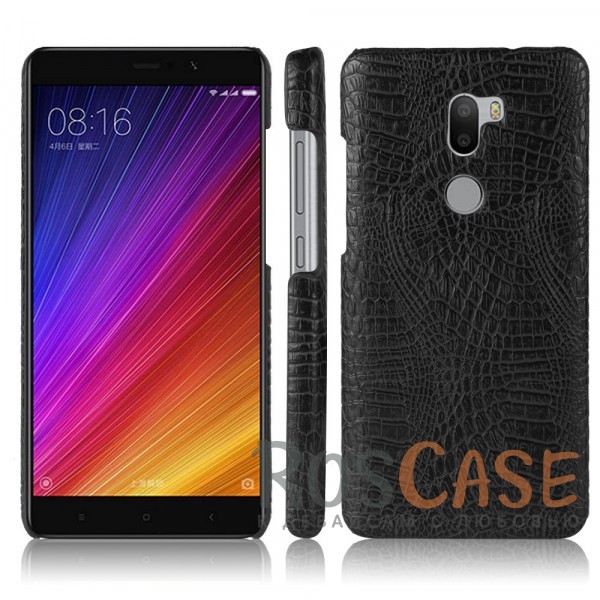 

Стильный защитный чехол-накладка с текстурой крокодиловой кожи для Xiaomi Mi 5s Plus (Черный)