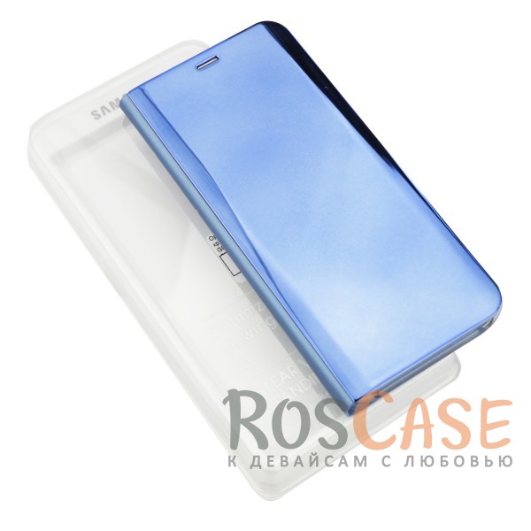 Изображение Синий / Blue Чехол-книжка Clear View Standing Cover с прозрачной обложкой и функцией подставки для Samsung G955 Galaxy S8 Plus