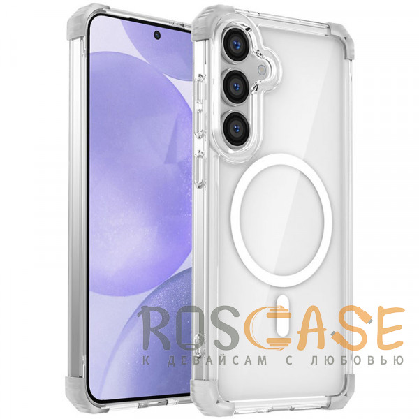 Фото Прозрачный Nature Magnetic | Прозрачный противоударный чехол с поддержкой MagSafe для Samsung Galaxy S26 Plus