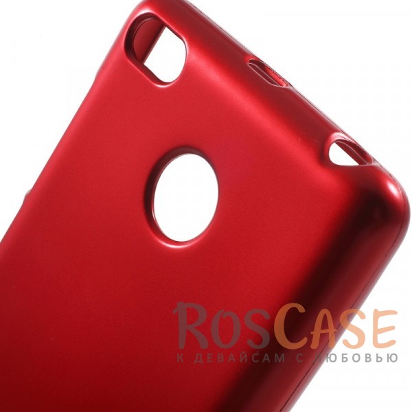 Фото Красный Mercury iJelly Metal | Силиконовый чехол для Xiaomi Redmi 3 Pro / Redmi 3s