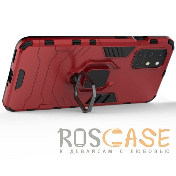 Изображение Красный Transformer Ring | Противоударный чехол под магнитный держатель для OnePlus 9R