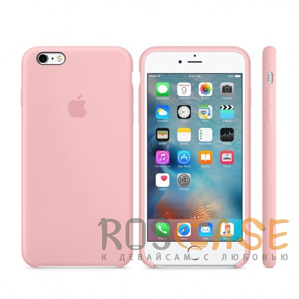 Фото Розовый песок Чехол Silicone Case для iPhone 6/6S