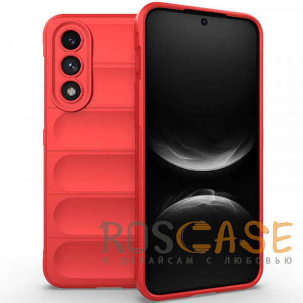 Фото Красный Flex Silicone | Противоударный чехол для OnePlus Nord 5 5G / Ace 5 Ultra с защитой камеры и микрофиброй