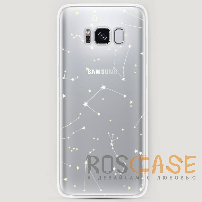 Фото RosCase | Силиконовый чехол Созвездия на Samsung G955 Galaxy S8 Plus