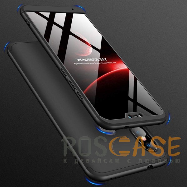 Фотография Черный GKK LikGus 360° | Двухсторонний чехол для Xiaomi Mi A2 Lite / Xiaomi Redmi 6 Pro с защитными вставками