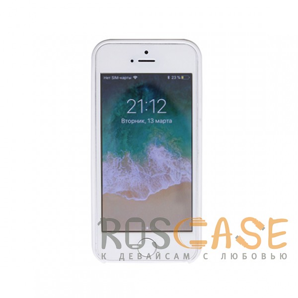 Изображение Белый Чехол Silicone Case для iPhone 5/5S