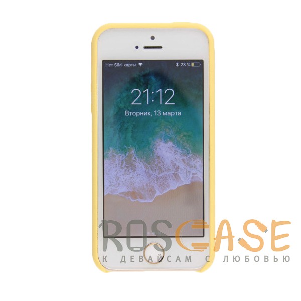 Фотография Желтый Канареечный Чехол Silicone Case для iPhone 5/5S