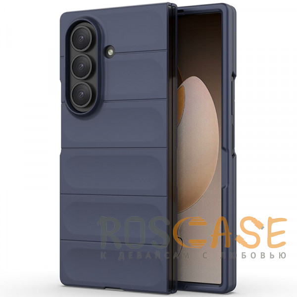 Фотография Темно-синий Flex Matte | Пластиковый чехол с Soft Touch покрытием для Samsung Galaxy Z Fold 7