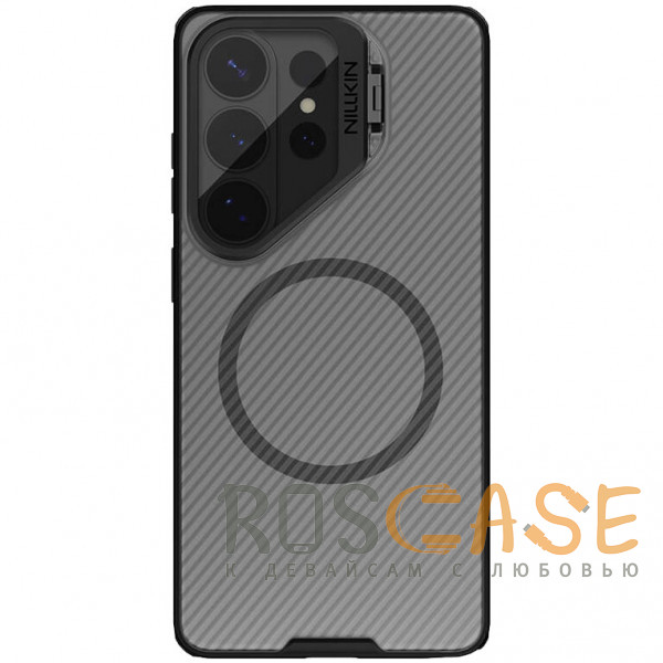 Фотография Серый Nillkin CamShield Prop Magnetic | Полупрозрачный чехол из пластика и TPU с поддержкой MagSafe и защитой камеры для Samsung Galaxy S26 Ultra