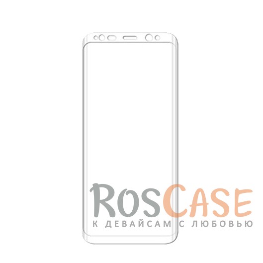 Фотография Белый Artis 2.5D | Цветное защитное стекло на весь экран для Samsung Galaxy Note 8 на весь экран