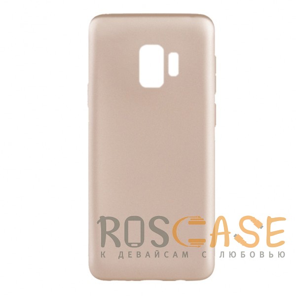 Фото Золотой J-Case THIN | Гибкий силиконовый чехол для Samsung Galaxy S9
