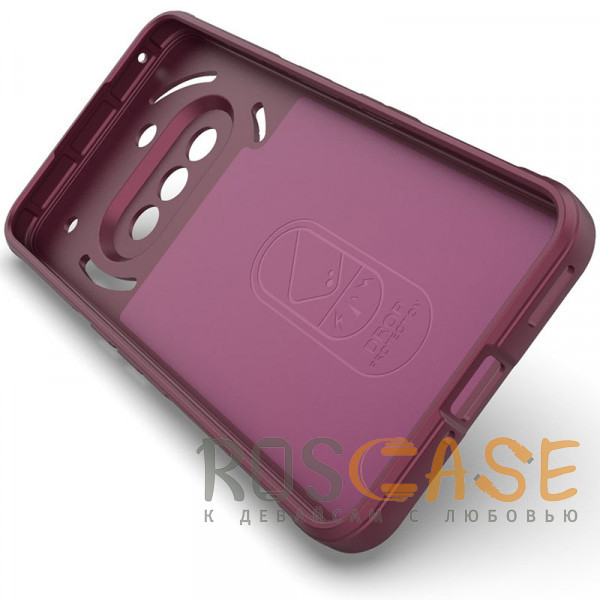Изображение Бордовый Flex Silicone | Противоударный чехол для Nothing Phone 3a с защитой камеры и микрофиброй