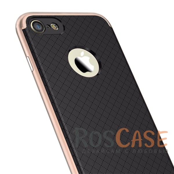 Изображение Черный / Rose Gold iPaky Hybrid | Противоударный чехол для iPhone 7/8/SE (2020)