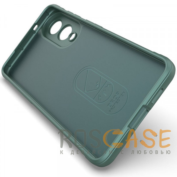 Изображение Зеленый Flex Silicone | Противоударный чехол для Samsung Galaxy S25 Edge с защитой камеры и микрофиброй