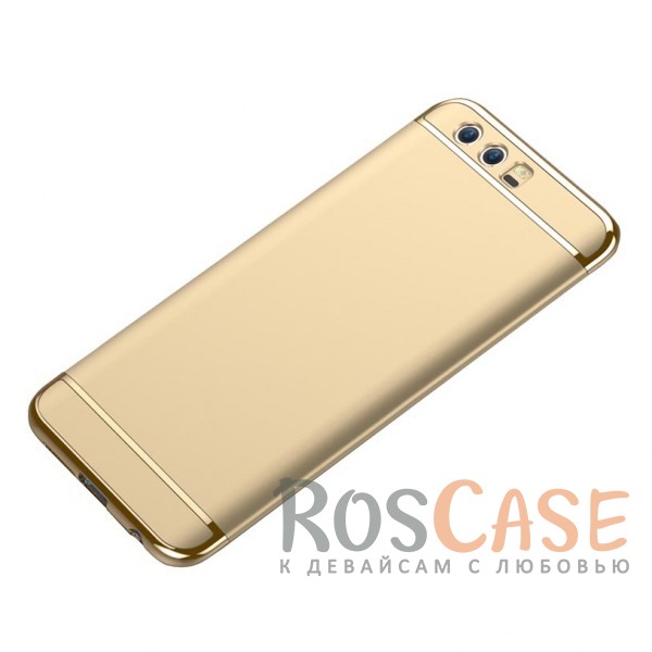 Изображение Золотой Пластиковый чехол MOFI Ya Shield с глянцевой вставкой цвета металлик для Huawei Honor 9