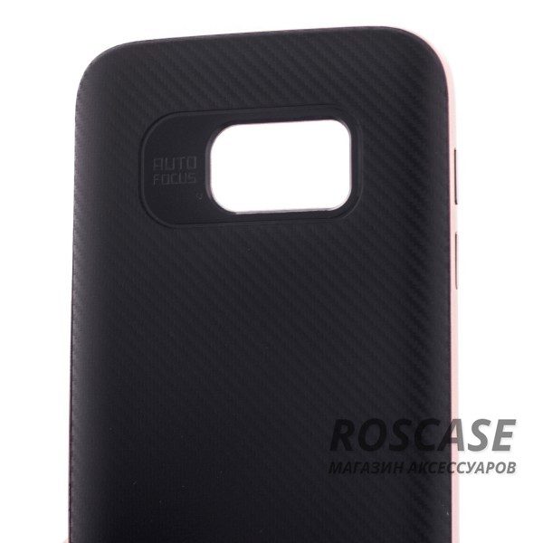 Фотография Черный / Rose Gold iPaky Hybrid | Противоударный чехол для Samsung G930F Galaxy S7