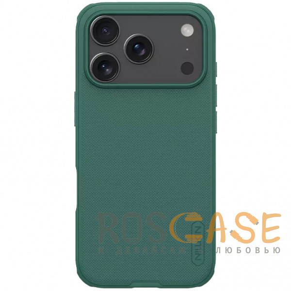 Фото Зеленый Nillkin Super Frosted Shield Pro | Матовый чехол из пластика и ТПУ для iPhone 17 Pro