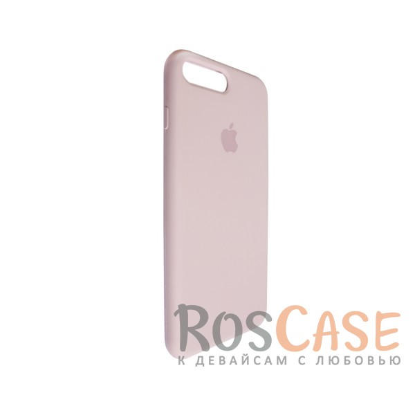 Изображение Розовый / Light pink Оригинальный силиконовый чехол для Apple iPhone 7 plus (5.5") (реплика)