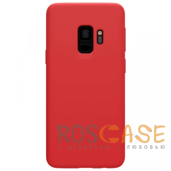 

Nillkin Flex | Гибкий силиконовый чехол для Samsung Galaxy S9 с рельефным покрытием (Красный)