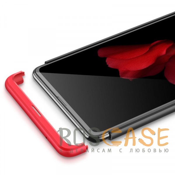 Изображение Черный / Красный GKK LikGus 360° | Двухсторонний чехол для Xiaomi Mi Mix 2S с защитными вставками