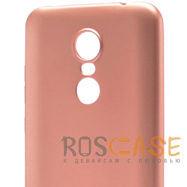 Фотография Rose Gold J-Case THIN | Гибкий силиконовый чехол для Xiaomi Redmi 5 Plus / Redmi Note 5 (Single Camera)