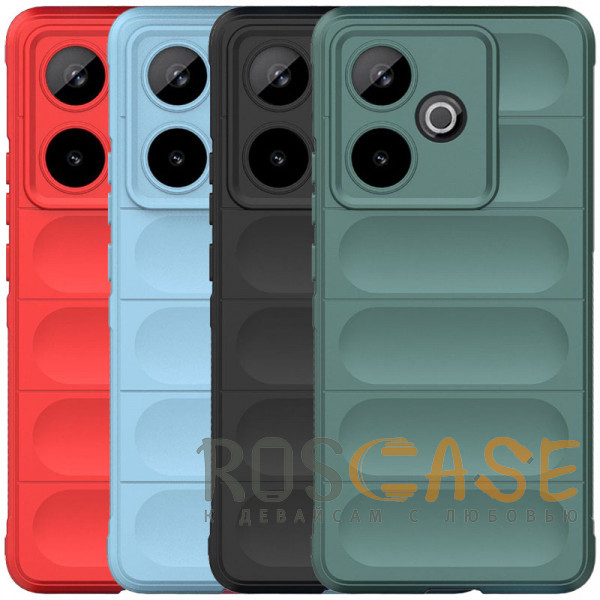 Фото Flex Silicone | Противоударный чехол для Realme GT7 / GT 7 / 7T с защитой камеры и микрофиброй