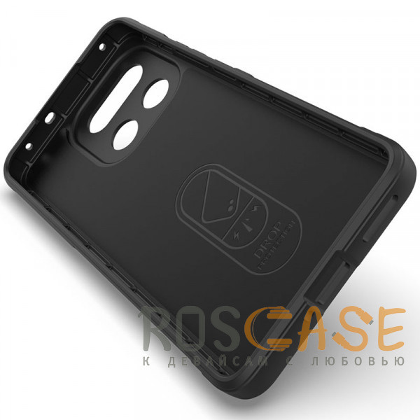 Изображение Черный Flex Silicone | Противоударный чехол для Realme 16 Pro Plus с защитой камеры и микрофиброй