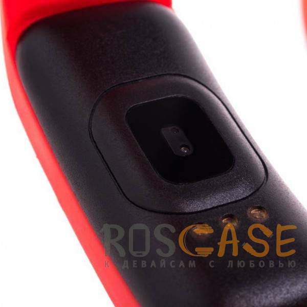 Изображение Красный Фитнес-браслет C1 Plus с измерением давления и пульса
