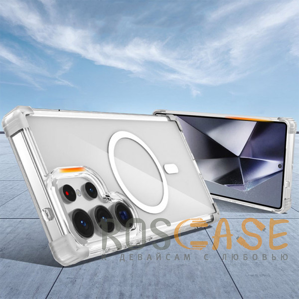 Фото Прозрачный Nature Magnetic | Прозрачный противоударный чехол с поддержкой MagSafe для Samsung Galaxy S26 Ultra