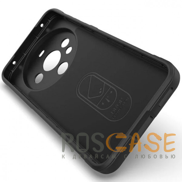 Изображение Черный Flex Silicone | Противоударный чехол для Huawei Mate 60 с защитой камеры и микрофиброй