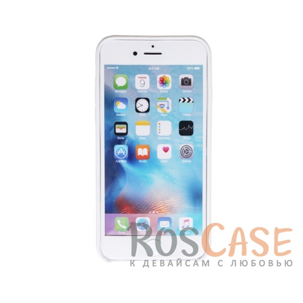 Фотография Белый / White Оригинальный силиконовый чехол для Apple iPhone 6/6s (4.7") (реплика)