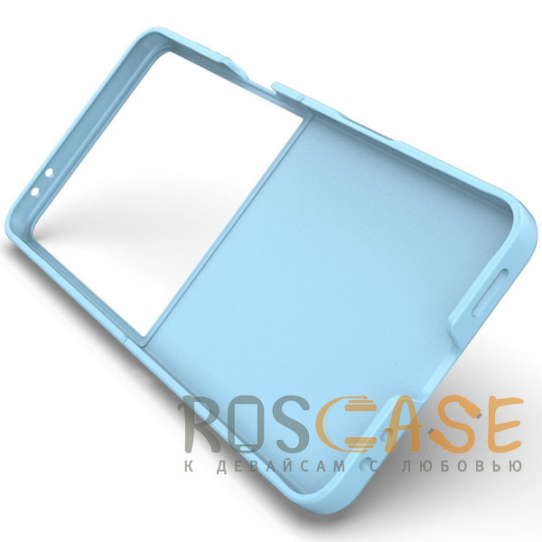 Изображение Голубой Flex Matte | Пластиковый чехол с Soft Touch покрытием для Samsung Galaxy Z Flip 7