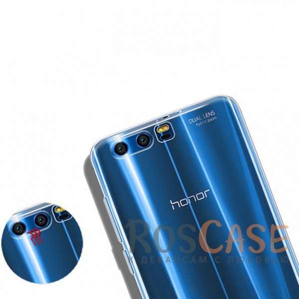 Фотография Прозрачный Ультратонкий силиконовый чехол для Huawei Honor 9