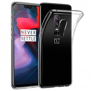 Прозрачный силиконовый чехол для OnePlus 6