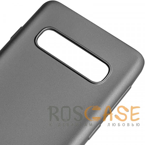 Изображение Серый J-Case THIN | Тонкий силиконовый чехол 0.5 мм для Samsung Galaxy S10