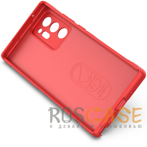 Изображение Красный Flex Silicone | Противоударный чехол для Samsung Galaxy Note 20 Ultra с защитой камеры и микрофиброй