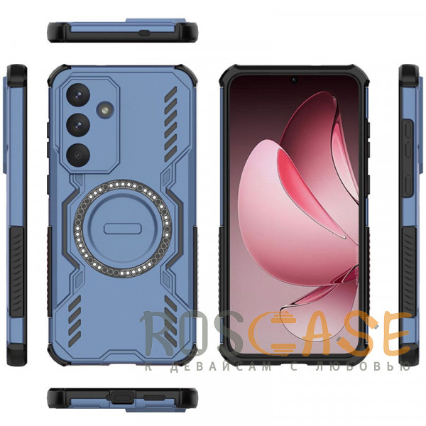 Фотография Синий Mirage MagSafe | Противоударный чехол с поддержкой MagSafe для Samsung Galaxy S25 FE