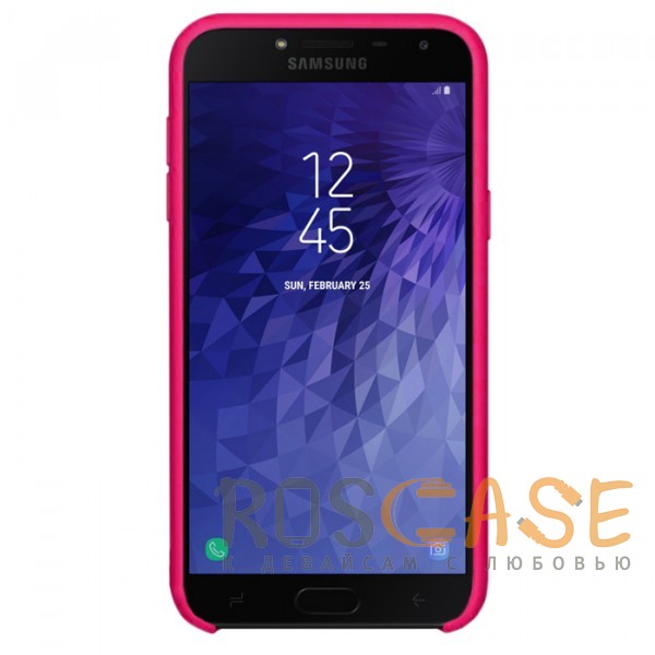Фотография Розовый / Pink Силиконовый чехол для Samsung J400F Galaxy J4 (2018) с покрытием Soft Touch