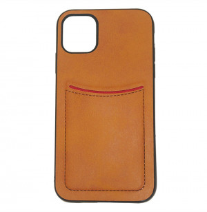 ILEVEL | Чехол с кожаным покрытием и карманом  для iPhone 11 Pro