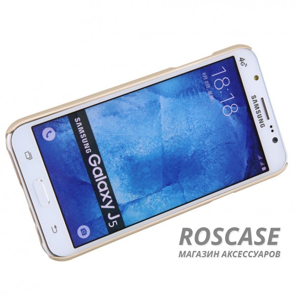 Изображение Золотой Nillkin Super Frosted Shield | Матовый чехол для Samsung J500H Galaxy J5