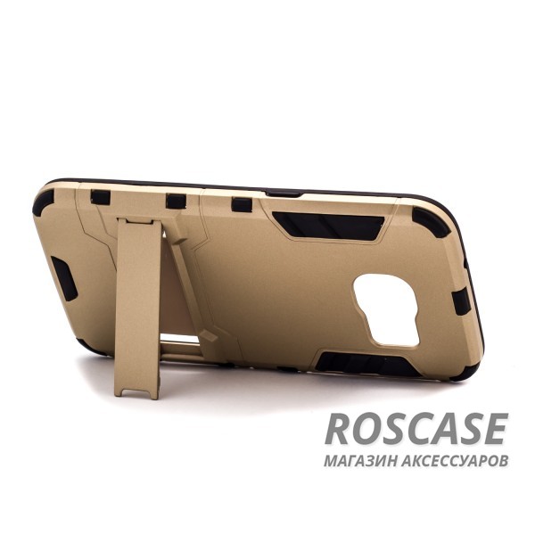 Изображение Золотой / Champagne Gold Transformer | Противоударный чехол для Samsung G930F Galaxy S7 с мощной защитой корпуса