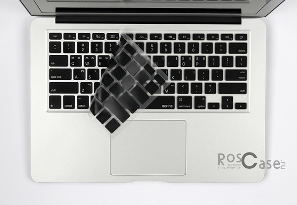 Фото силиконовой накладки Befine на клавиатуру для Apple MacBook Air 13 / 15 retina - цвет черный