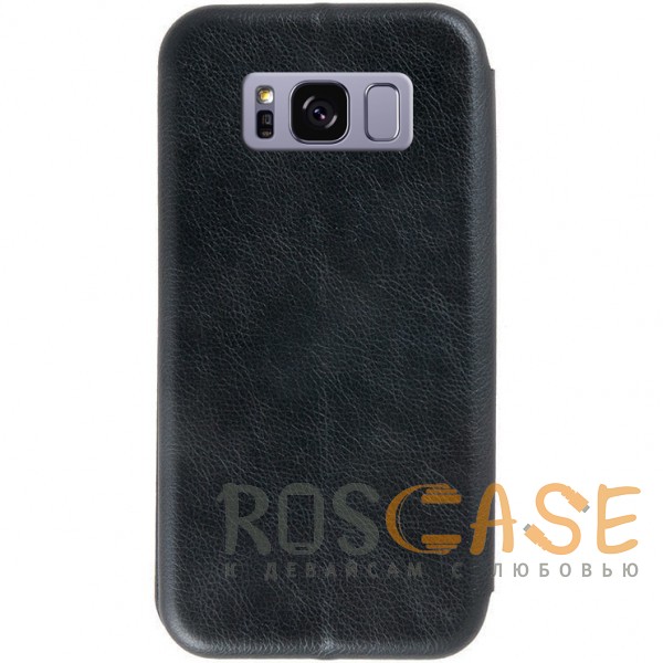 Изображение Черный Open Color 2 | Чехол-книжка на магните для Samsung G950 Galaxy S8 с подставкой и внутренним карманом