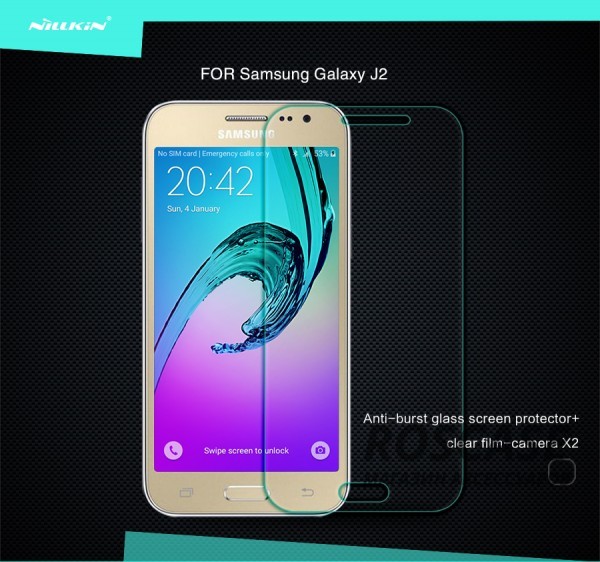 фото защитное стекло Nillkin Anti-Explosion Glass (H) для Samsung J200H Galaxy J2 Duos
