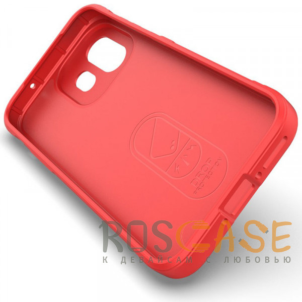 Изображение Красный Flex Silicone | Противоударный чехол для OnePlus 15T с защитой камеры и микрофиброй