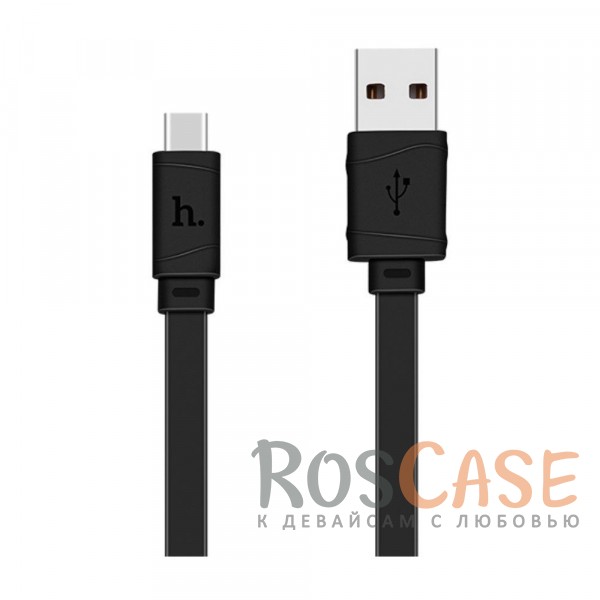 

Hoco X5 Bamboo | Плоский дата кабель с разъемом MicroUSB 100 см (Черный)