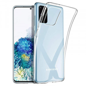 Прозрачный силиконовый чехол  для Samsung Galaxy S20 Plus