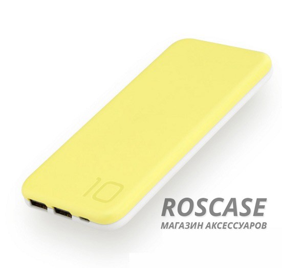 Фотография Желтый / Yellow Портативное зарядное устройство Power Bank Rock Soda Series (10000mAh)