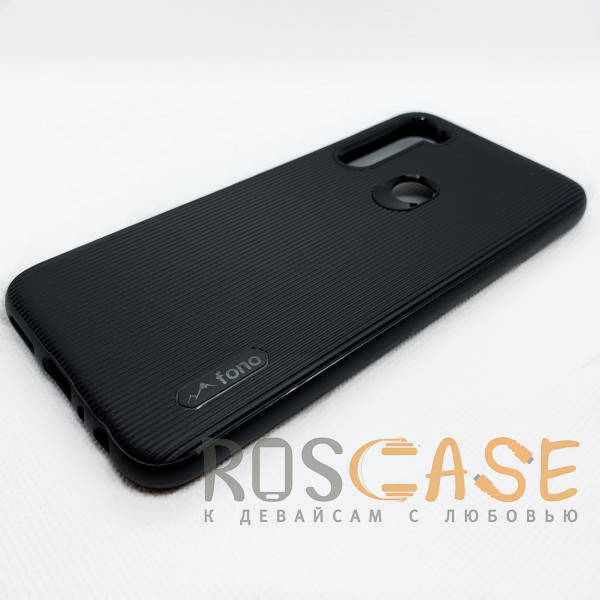 Изображение Черный Силиконовая накладка Fono для Xiaomi Redmi Note 8