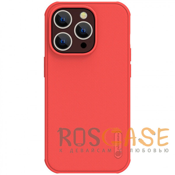 Фото Красный Nillkin Super Frosted Shield Pro | Матовый пластиковый чехол для iPhone 14 Pro
